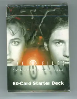 X-Files CCG 60 Card Starter Deck Factory Sealed Premiere Edition 1996 - Image 1