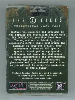 X-Files CCG 60 Card Starter Deck Factory Sealed Premiere Edition 1996 - Image 2