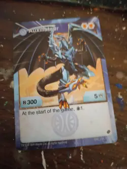 Bakugan Armored Alliance epic character Card aquos auxillataur eng_215_EC_FF tcg - Image 1