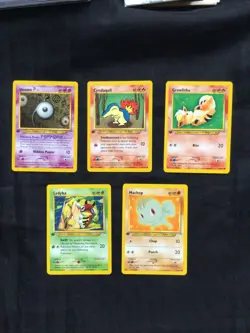 Pokemon Cards: 1st Edition Neo Destiny 10 Card Non-Holo Lot - Image 1
