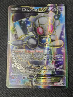 Magearna EX 110/114 Full Art Ultra Rare Holo - Steam Siege Pokemon Card NM - Image 1