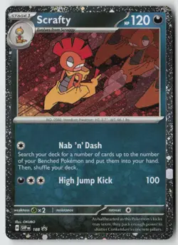 Scrafty - (Cosmos Holo) 188 - SV: Scarlet & Violet Promo Cards Holo - PTCG - Image 1
