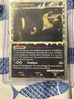Pokemon TCG Umbreon Prime Holo HS-Undaunted Card 86/90 - Image 4