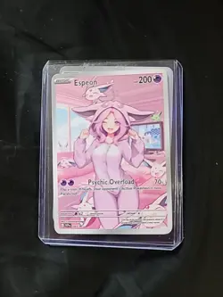 Custom Made Onsie Evvee Pokemon Cards TCG Ultra Rare Full Art. Set Of 9 - Image 5