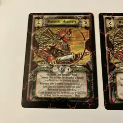 Bayushi Aramoro - Scorpion Clan - L5R CCG LP X2 Legend Of The Five Rings Card - Image 2