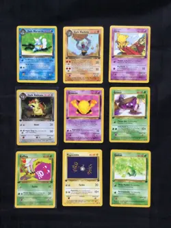 Pokemon Cards: 1st Edition Team Rocket 17 Card Non-Holo Lot - Image 1