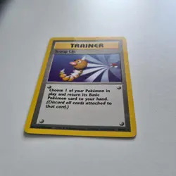 Scoop Up Trainer Card 78/102 Rare Base Set Pokemon Card MP - Image 5