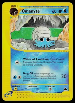 Pokemon Card - Omanyte Skyridge 41/144 Uncommon Non Holo - Image 1
