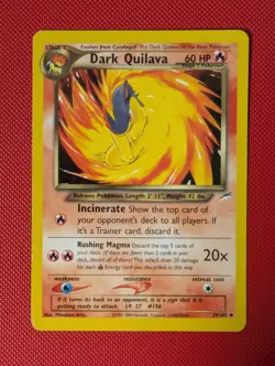 Dark Quilava Uncommon Card Neo Destiny 39/105 Lightly Played - Image 1