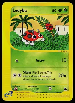 Pokemon Card - Ledyba Skyridge 73/144 Common Non Holo - Image 1