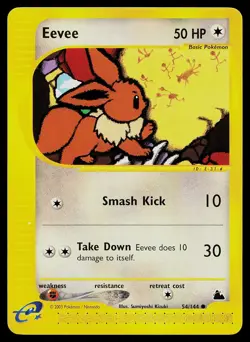 Pokemon Card - Eevee Skyridge 54/144 Common Non Holo - Image 1