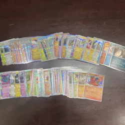 HUGE Holo Lot 100 Pokemon Cards Scarlet/Violet Umbreon PRE MEW DRI OBF All NM - Image 1