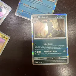 HUGE Holo Lot 100 Pokemon Cards Scarlet/Violet Umbreon PRE MEW DRI OBF All NM - Image 3