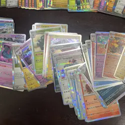 HUGE Holo Lot 100 Pokemon Cards Scarlet/Violet Umbreon PRE MEW DRI OBF All NM - Image 4