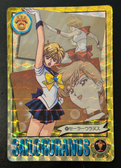 Sailor Moon Cards TCG No.197 Sailor Uranus Rare Made in Japan Bandai 1994 - Image 1