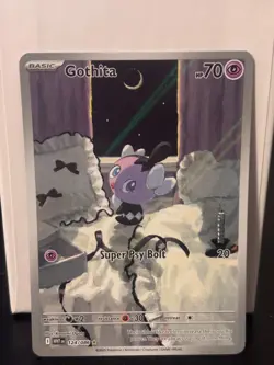 Gothita 124/086 SV White Flare Common Pokemon Card Near Mint English TCG - Image 1