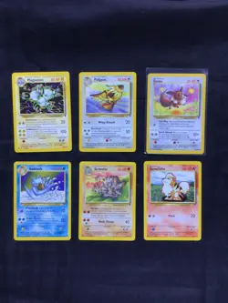 Pokemon Cards: Legendary Collection 12 Card Non-Holo Lot - Image 1