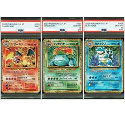 PSA 10 9 Venusaur Charizard Blastoise Pokemon Card Classic Set Japanese 2023 - Image 1