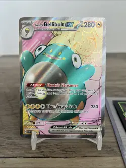 Ionos Bellibolt ex SVP-194 Black Star Promo Journey Together Pokemon Card Mint - Image 3