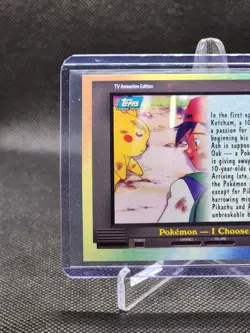 2000 Topps Pokemon TV Animation Edition I CHOOSE YOU! Series 2 #EP1 Episode Card - Image 4