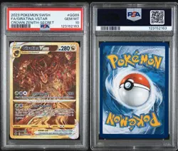 PSA 10 Giratina Vstar GG69/GG70 Crown Zenith Holo Pokemon Card - Image 3