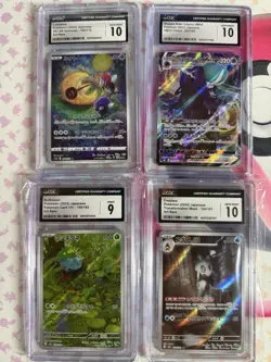 Lot of 4 Graded Pokemon Cards (Slabs) CGC - Image 1