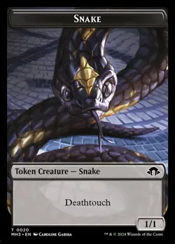 Snake Token - Modern Horizons 3 - Near Mint - Image 1