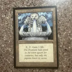 Magic the Gathering | MTG | Fountain of Youth | The Dark | Uncommon - Image 1