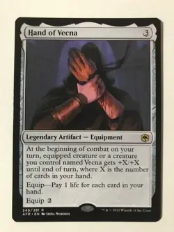 HAND OF VECNA Adventures in Forgotten Realms MTG Magic Gathering - Image 1