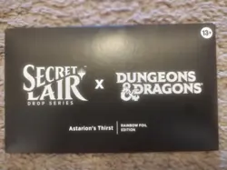 MtG SECRET LAIR Dungeons & Dragons: Astarion's Thirst Rainbow Foil Sealed - Image 1