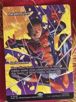 Showcase Parallel Lives Extended Marvel Spider-man Magic The Gathering MTG - Image 1