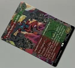 MTG Marvel’s Spider-Man Scarlet Spider Legendary Creature RARE FOIL #0214 - Image 2
