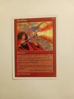1997 Magic The Gathering Pyroblast 5th Edition - Image 1