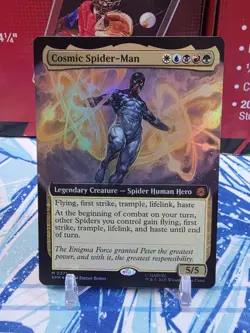 MTG Magic the Gathering Cosmic Spider-Man (271/314) Marvel's Spider-Man NM FOIL - Image 1