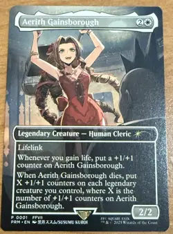 Aerith Gainsborough Pro Tour Promo Borderless Regular #1 Non-Foil - Image 1