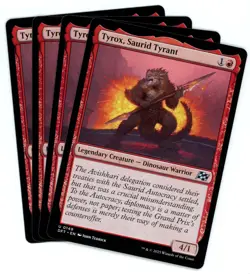 x4 Tyrox, Saurid Tyrant - Aetherdrift - MTG - NM/M - Image 1