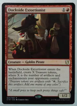 Dockside Extortionist *Rare* Magic MtG x1 Commander 2019 - Image 1