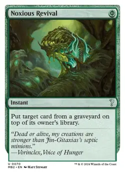 NM MTG NOXIOUS REVIVAL WHITE BORDER MYSTERY BOOSTER 2 - Image 1
