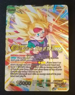 PROMO SS Son Goku Jr Scion of the Lineage Dragon Ball Super Leader Card - Image 3