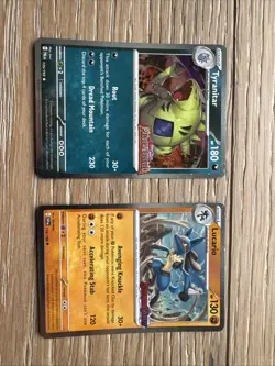 Pokemon TCG Lucario And Tyranitar Stamped Prismatic Evolutions Collection Promos - Image 1