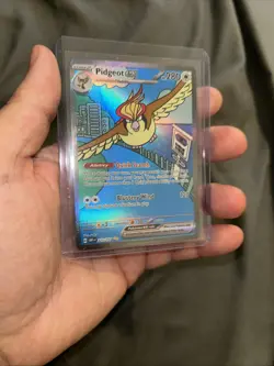 Pokemon TCG Secret Rare Pidgeot EX Full Art 225/197 Obsidian Flames - Image 1