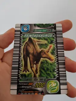 Dinosaur King Card Nemesis Edition Tsintaosaurus - Strength 1200 - Dino 35 card - Image 1