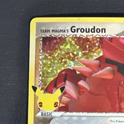 Team Magma's Groudon 9/95 Celebrations 25th Classic Collection Pokemon NM/MINT - Image 5