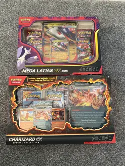 Pokemon TCG Charizard EX Special Collection Box & Mega Latias Box New Fast 📦 - Image 1