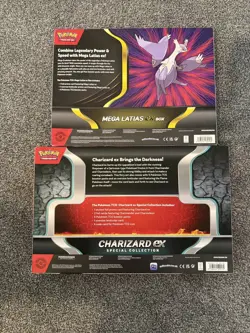 Pokemon TCG Charizard EX Special Collection Box & Mega Latias Box New Fast 📦 - Image 2