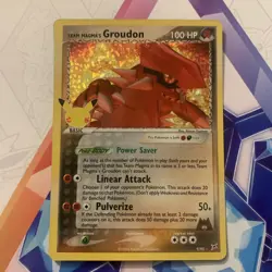 Team Magma Groudon Holo Pokemon Celebrations Collection 25th Anniversary 9/95 - Image 1