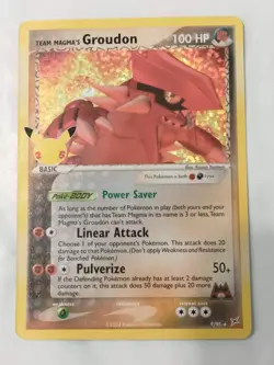 💥 Team Magmas Groudon 2021 Celebrations HOLO 25th Anniversary # 9/95 Pokemon NM - Image 1