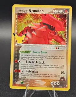 Pokemon TCG Team Magma's Groudon 009/095 Celebrations LP 🌋 - Image 1