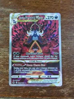 Pokemon TCG Hisuian Samurott VSTAR Crown Zenith: Galarian Gallery GG52/GG70 Holo - Image 1