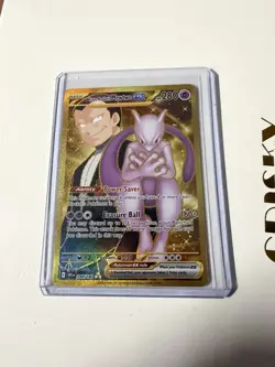Pokemon Mewtwo EX Team Rockets 240/182 Gold Rare 2025 TCG Destined Rivals - Image 5
